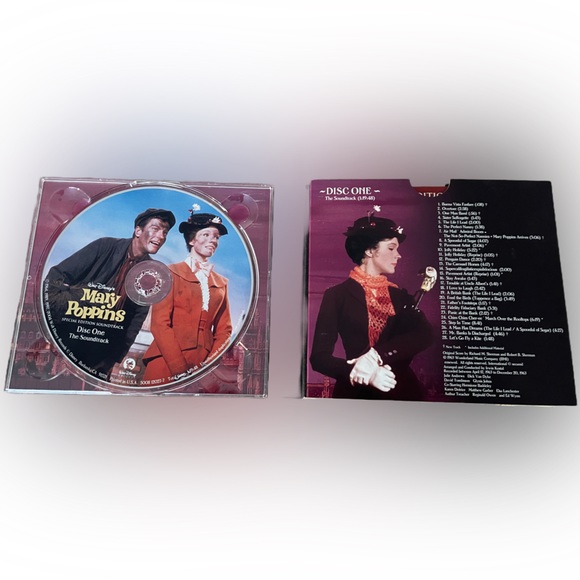 Mary Poppins DVD 2 Disc Set 40TH Anniversary Edition and Soundtrack Set 2-Disc - Picture 6 of 7